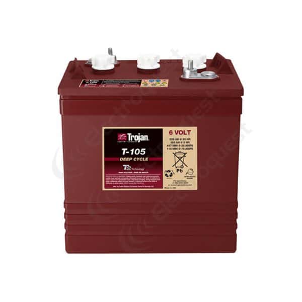 T105 T105 Trojan Deep Cycle Battery 6v 225Ah - Trojan Battery