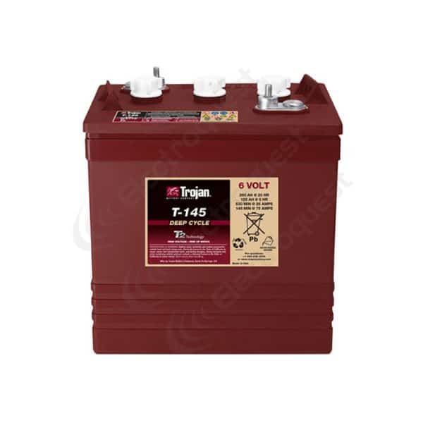 T145 T145 Plus Trojan Deep Cycle Battery 6v 260Ah - Trojan Battery